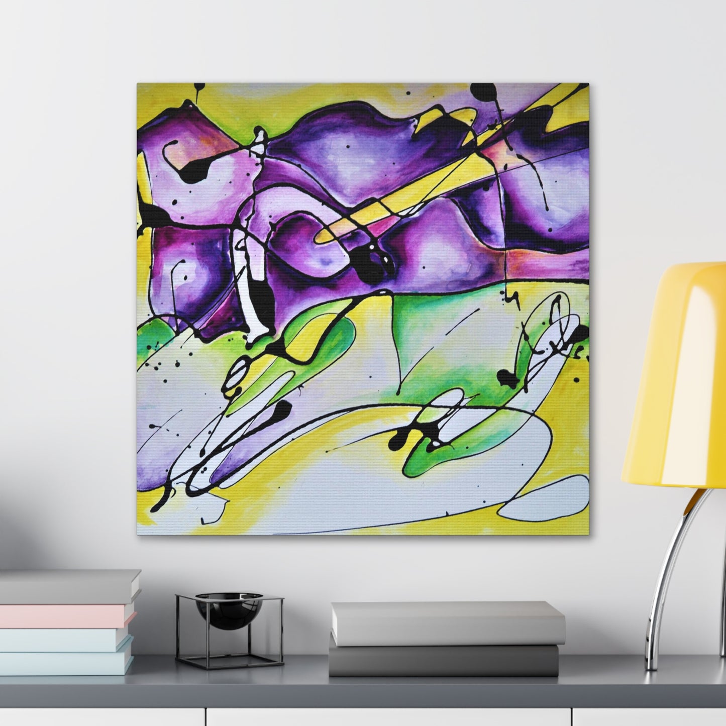 Purple Mountains Canvas Gallery Wraps