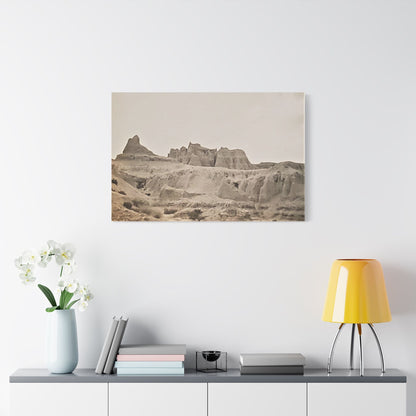 West Satin Canvas Stretched
