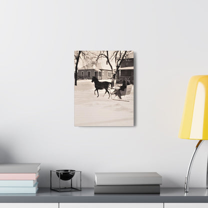 Carriage Ride Canvas Gallery Wraps 11″ x 14″ 1.25"