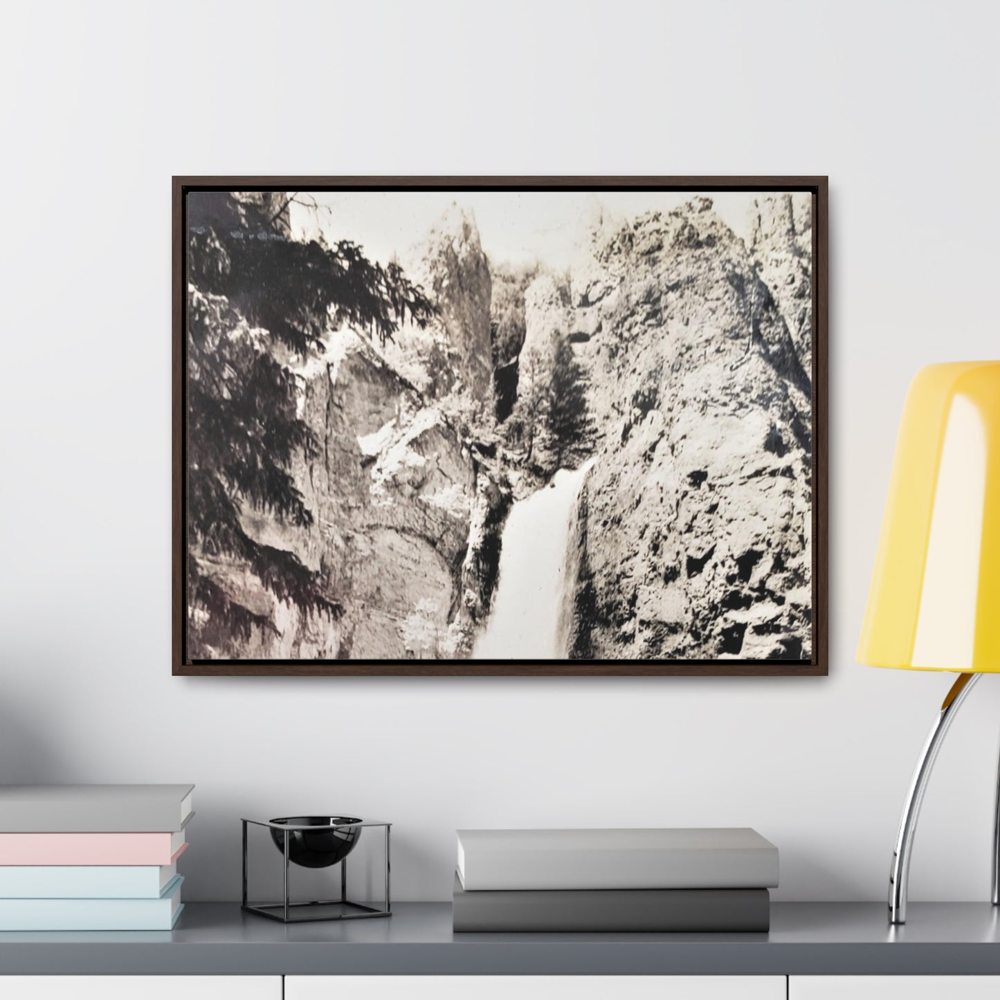 Tower Falls Yellowstone Gallery Canvas Wraps, Horizontal Frame