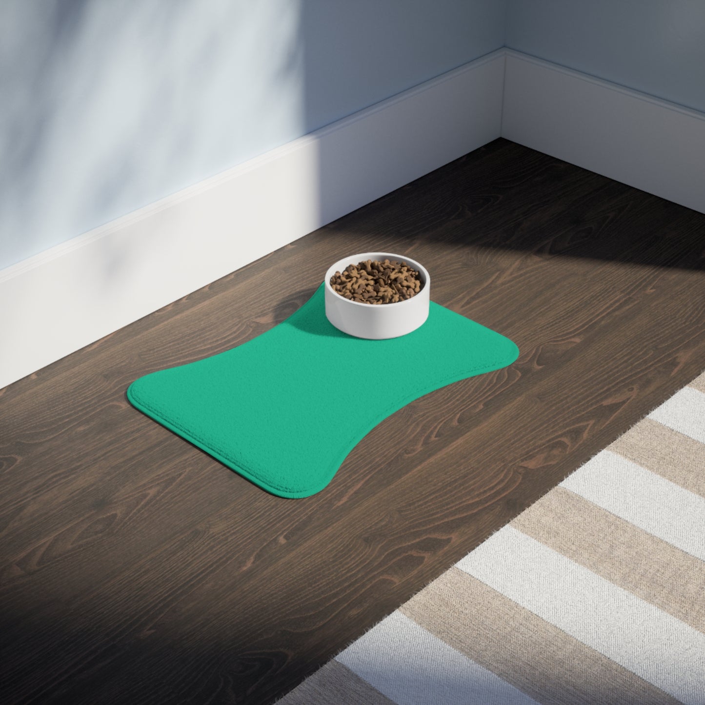 Green Pet Feeding Mats