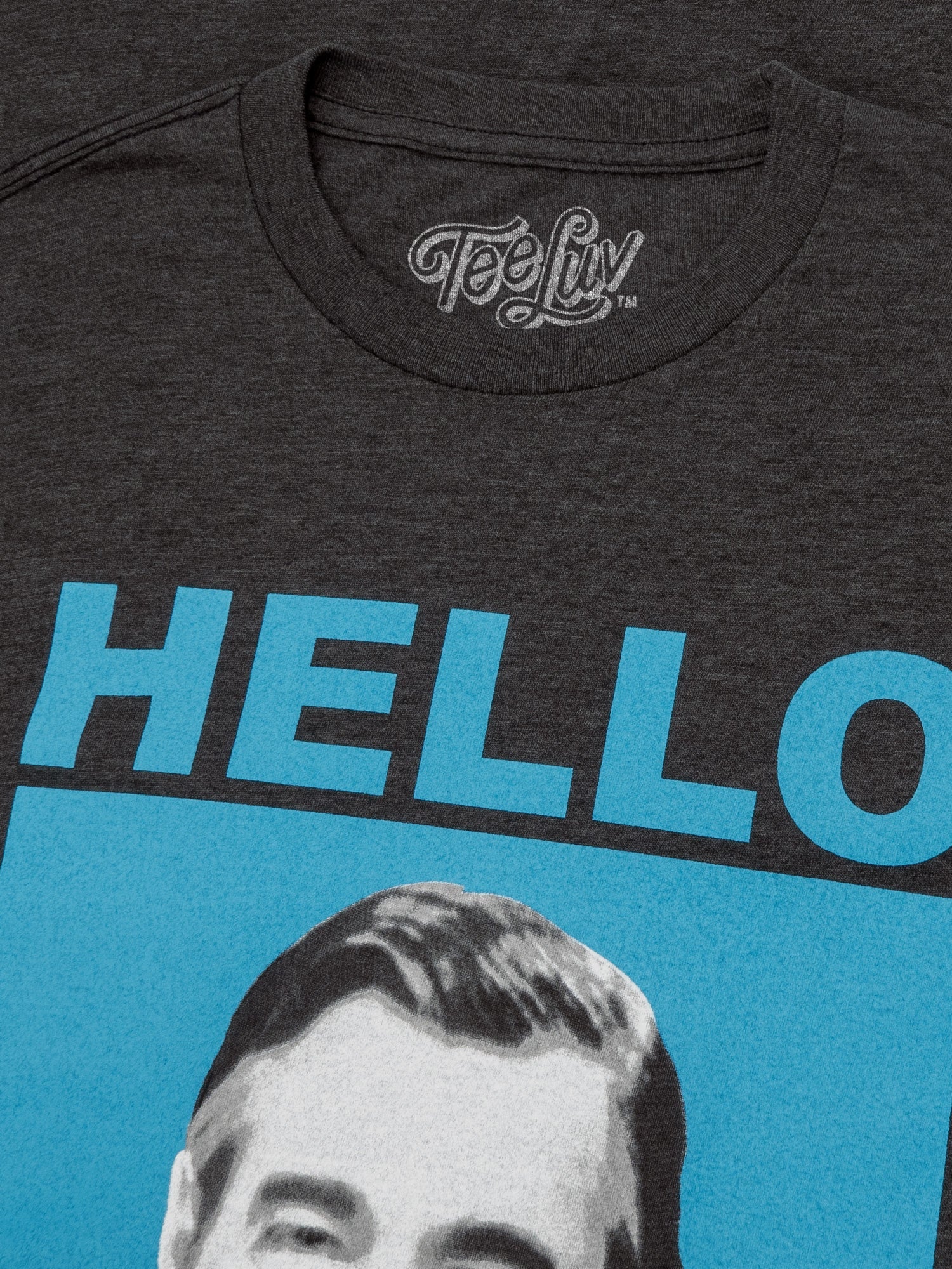 Mister Rogers "Hello Neighbor" T-Shirt - Gray- Tee Luv- {{Product type}}