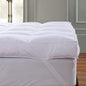 QUEEN ROSE Mattress Topper Queen Extra Soft Pillow Top Mattress Topper Queen - Essential - White Queen - mattress pad