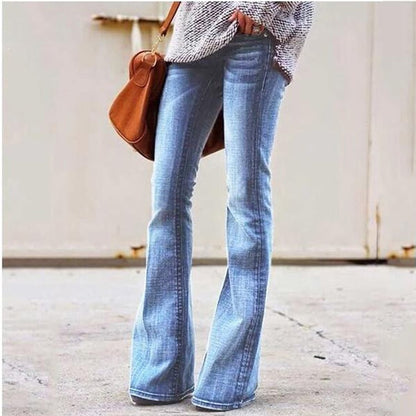 Chic Fit Ladies Slim Jeans - Light Blue M - Women's Fashion - Women's Clothing - Bottoms - Jeans