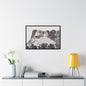Black Hills Mount Rushmore Gallery Canvas Wraps Horizontal Frame 30″ x 20″ Black 1.25"
