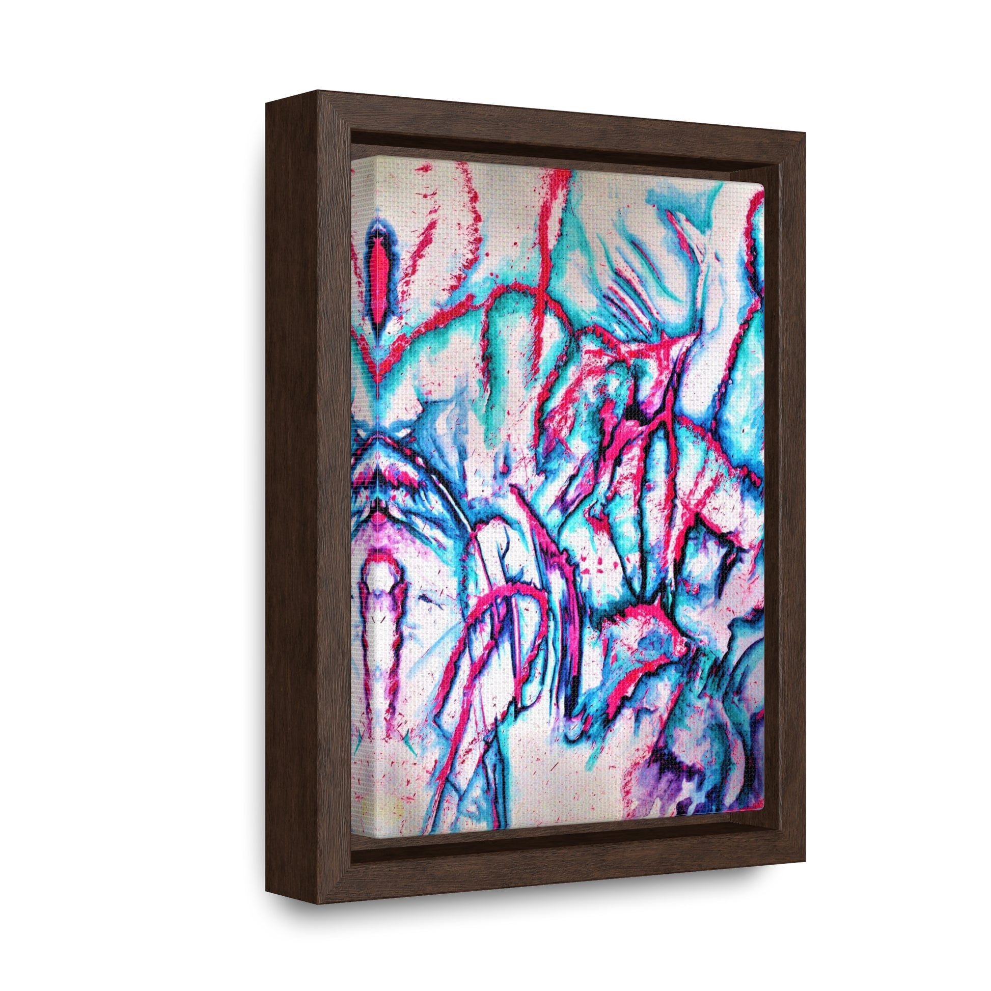 Pink Jellyfish Gallery Canvas Wraps, Vertical Frame