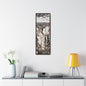 Artists Point Yellowstone Gallery Canvas Wraps Vertical Frame 12″ x 36″ 1.25" Walnut