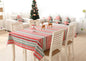 Christmas Theme Rectangular Cotton Linen Tablecloth Kia Day Design
