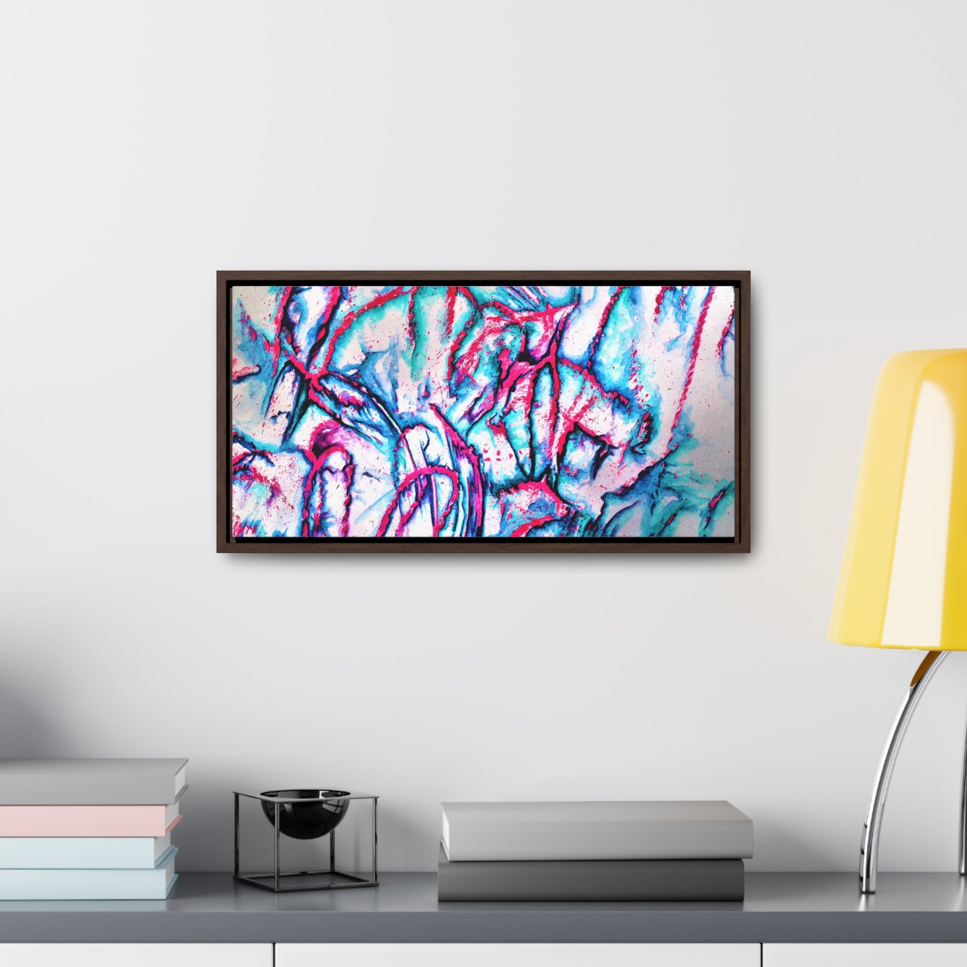 Pink Jellyfish Gallery Canvas Wraps, Horizontal Frame