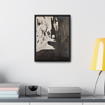 Tunnel at The Needles Gallery Canvas Wraps Vertical Frame 12″ x 16″ Premium Gallery Wraps (1.25″) Black