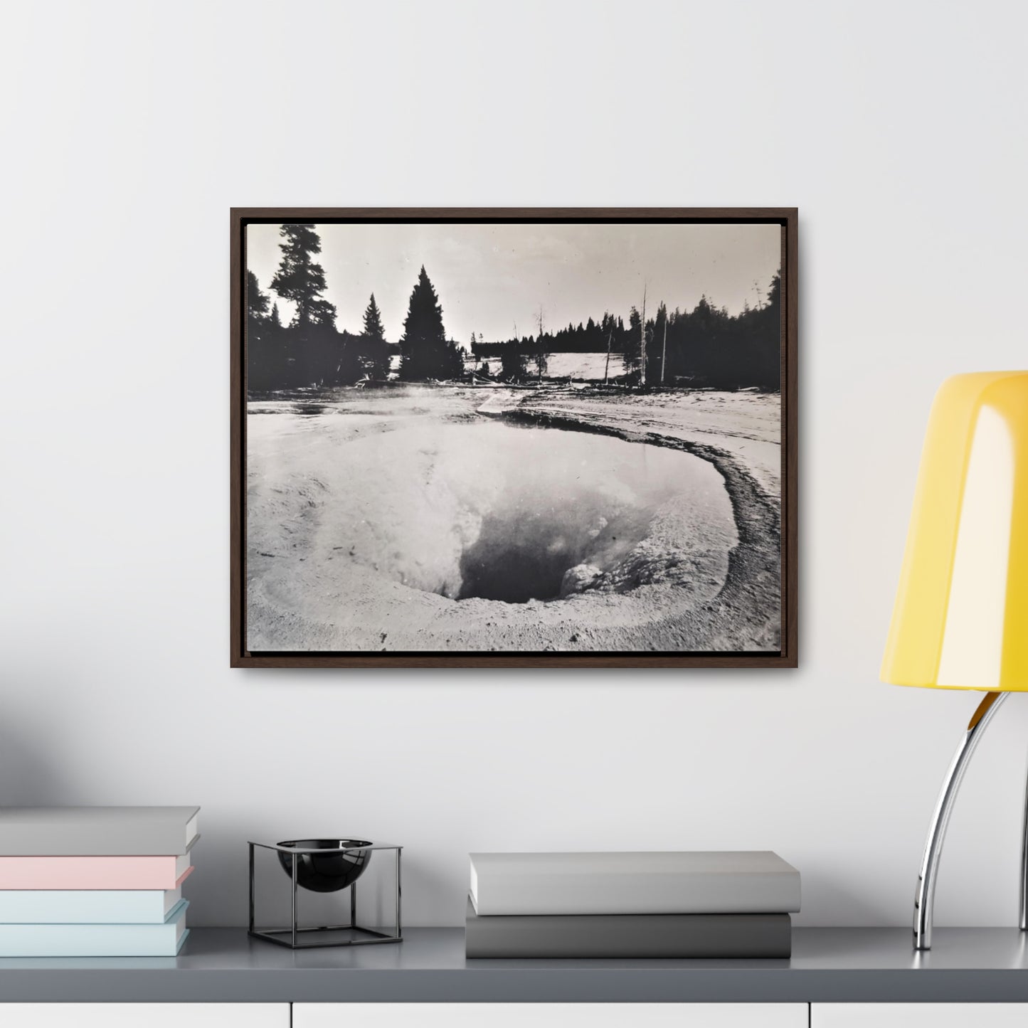 Morning Glory Pool Yellowstone Gallery Canvas Wraps, Horizontal Frame