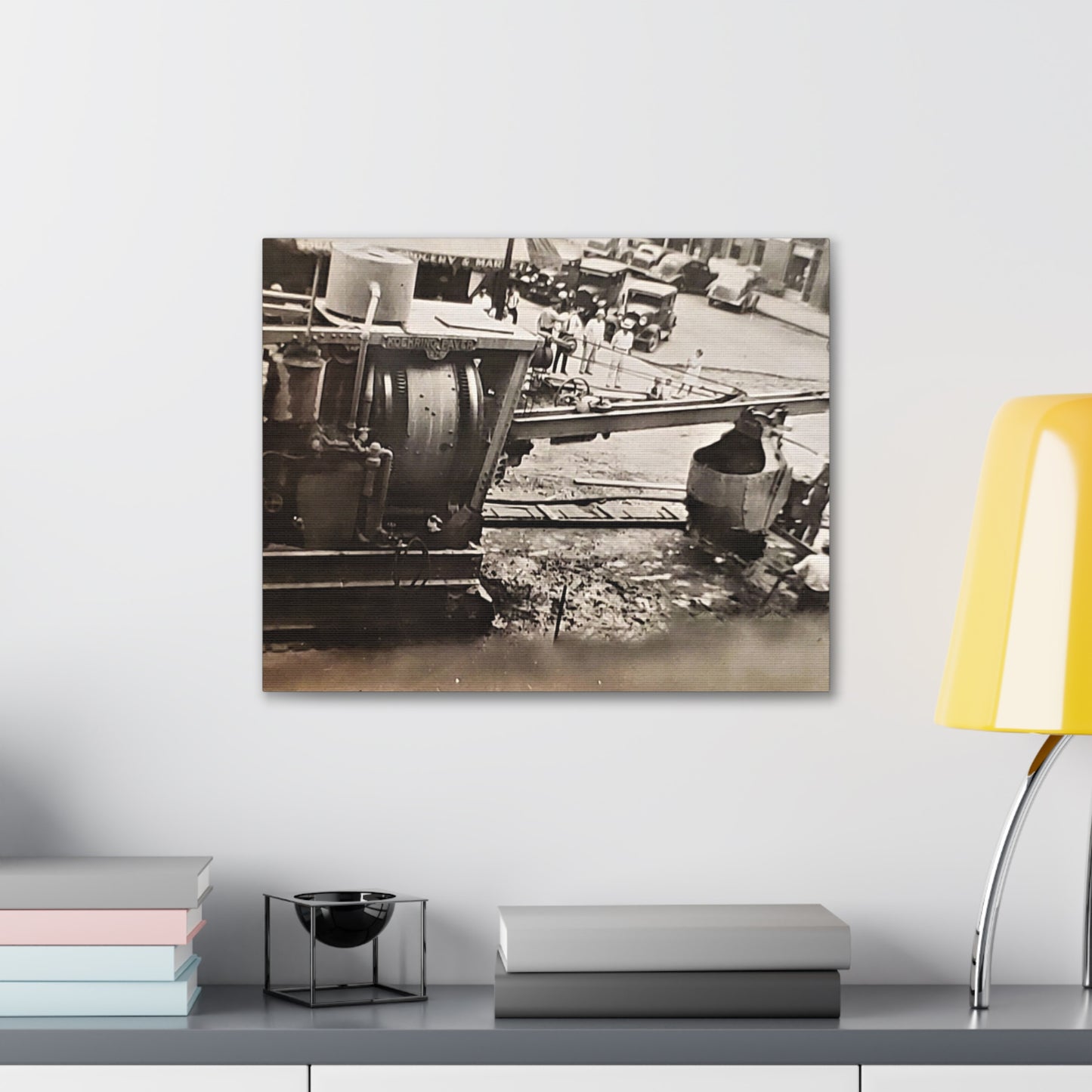 Concrete Worker Canvas Gallery Wraps