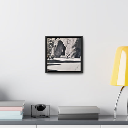 At the Needles Gallery Canvas Wraps Square Frame 10″ x 10″ Premium Gallery Wraps (1.25″) Black
