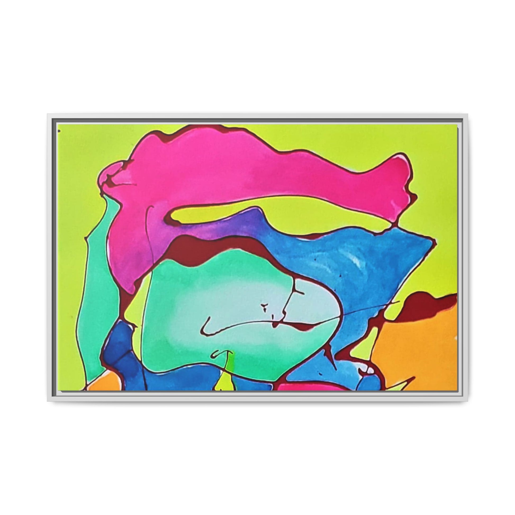 Kool Kid Matte Canvas Framed - Kia Day Design