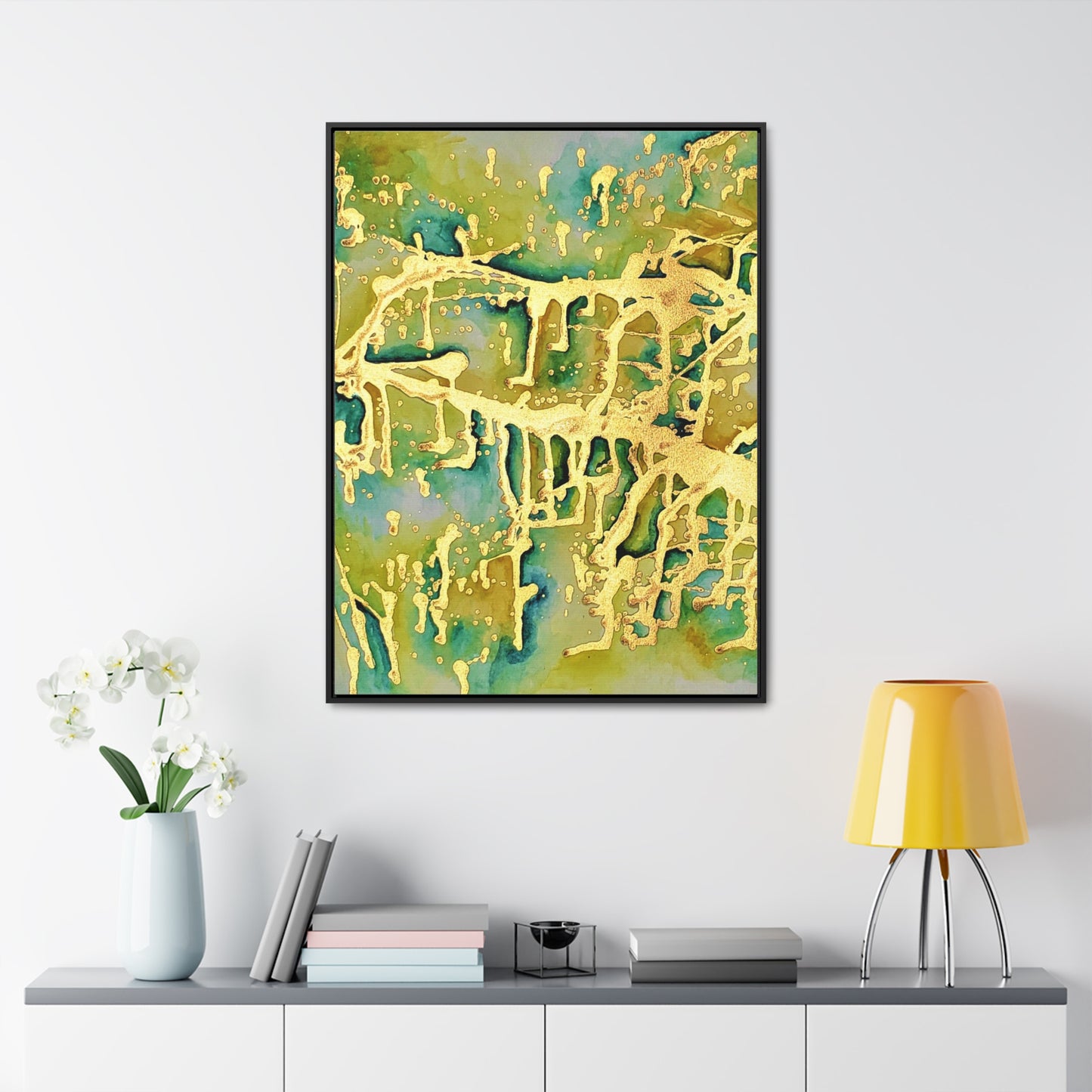 Acid Rain Gallery Canvas Wraps, Vertical Frame