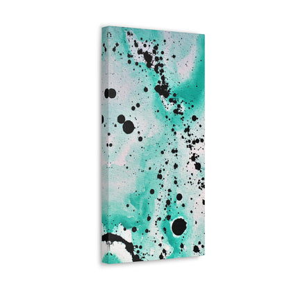 Teal Burst Canvas Gallery Wraps