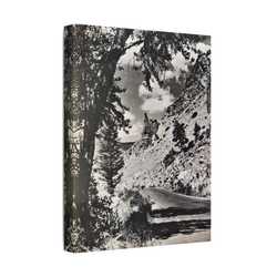 Eagles Nest Rock Yellowstone Satin Canvas Stretched