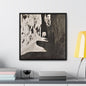 Tunnel at The Needles Gallery Canvas Wraps Square Frame 20″ x 20″ Premium Gallery Wraps (1.25″) Black