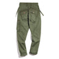 Retro Japanese Style Casual Cargo Pants - Green 32 - pants