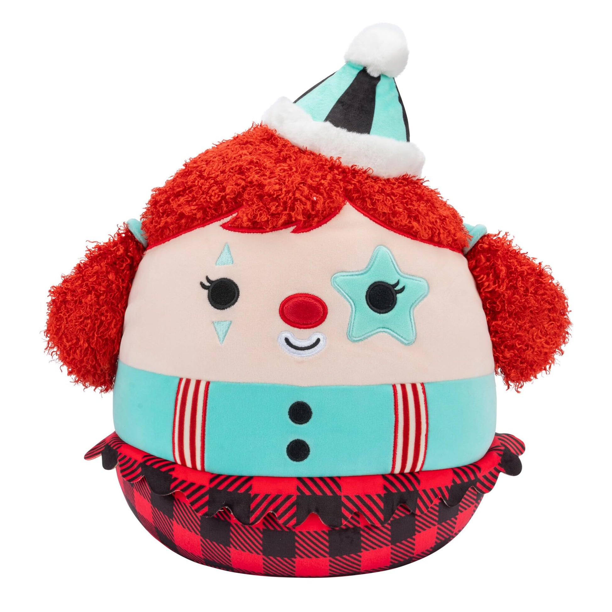 Squishmallows Eurydice Clown with Star Patch - Official Plush - - stuffed doll