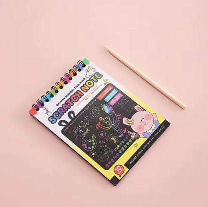 Creative Graffiti Colorful Children's Scratch Off Paper Kia Day Design