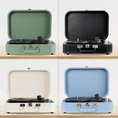 Bluetooth Vinyl Record Player & Speaker Home Decor Gift - Kia Day Design