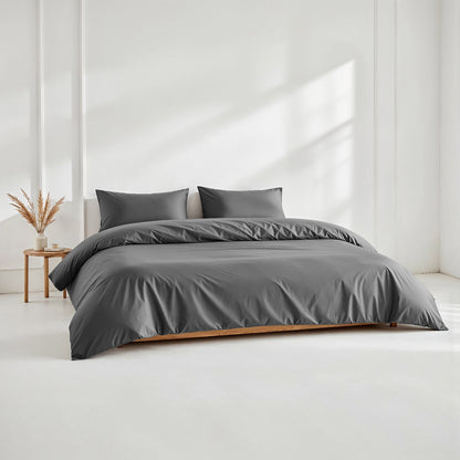 Luxe Australian Sateen Bedding Bundle - Charcoal - Home - Bed