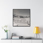 Mammoth Hot Springs Gallery Canvas Wraps Square Frame 30″ x 30″ Premium Gallery Wraps (1.25″) Black