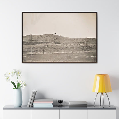 Outside Philip South Dakota Gallery Canvas Wraps Horizontal Frame 48″ x 32″ Walnut Premium Gallery Wraps (1.25″)