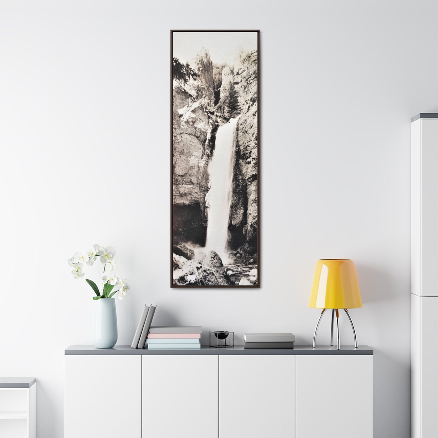 Tower Falls Yellowstone Gallery Canvas Wraps, Vertical Frame