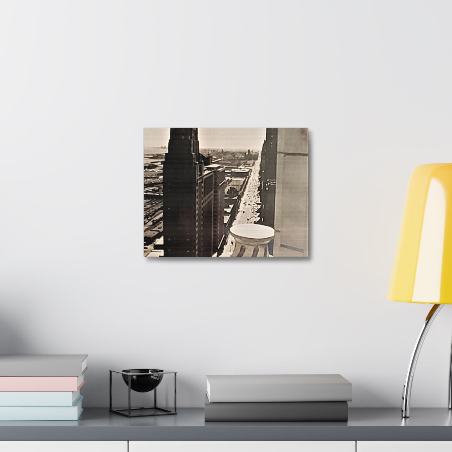 Michigan Ave Chicago Stretched Canvas