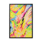 Neon Fire Gallery Canvas Wraps, Vertical Frame 16″ x 24″ Premium Gallery Wraps (1.25″)