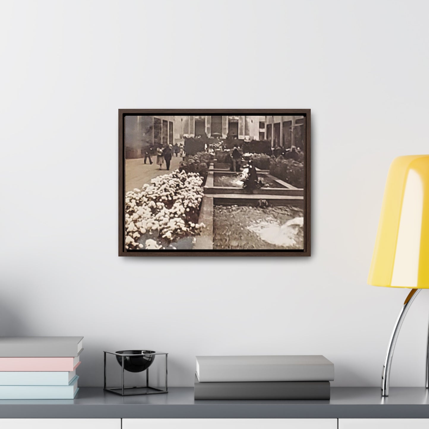 Rockefeller Plaza Gallery Canvas Wraps, Horizontal Frame