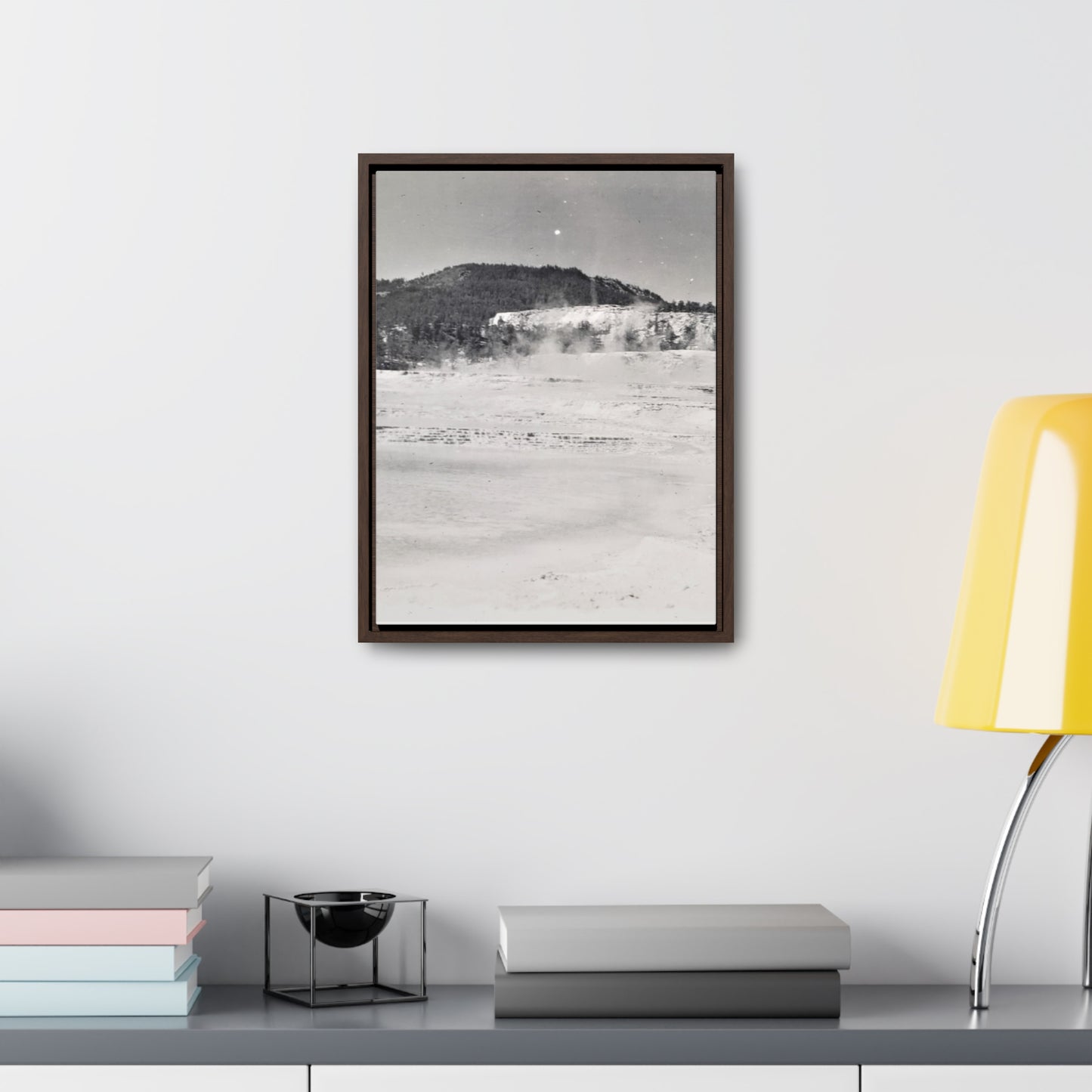 Mammoth Hot Springs Yellowstone Gallery Canvas Wraps, Vertical Frame