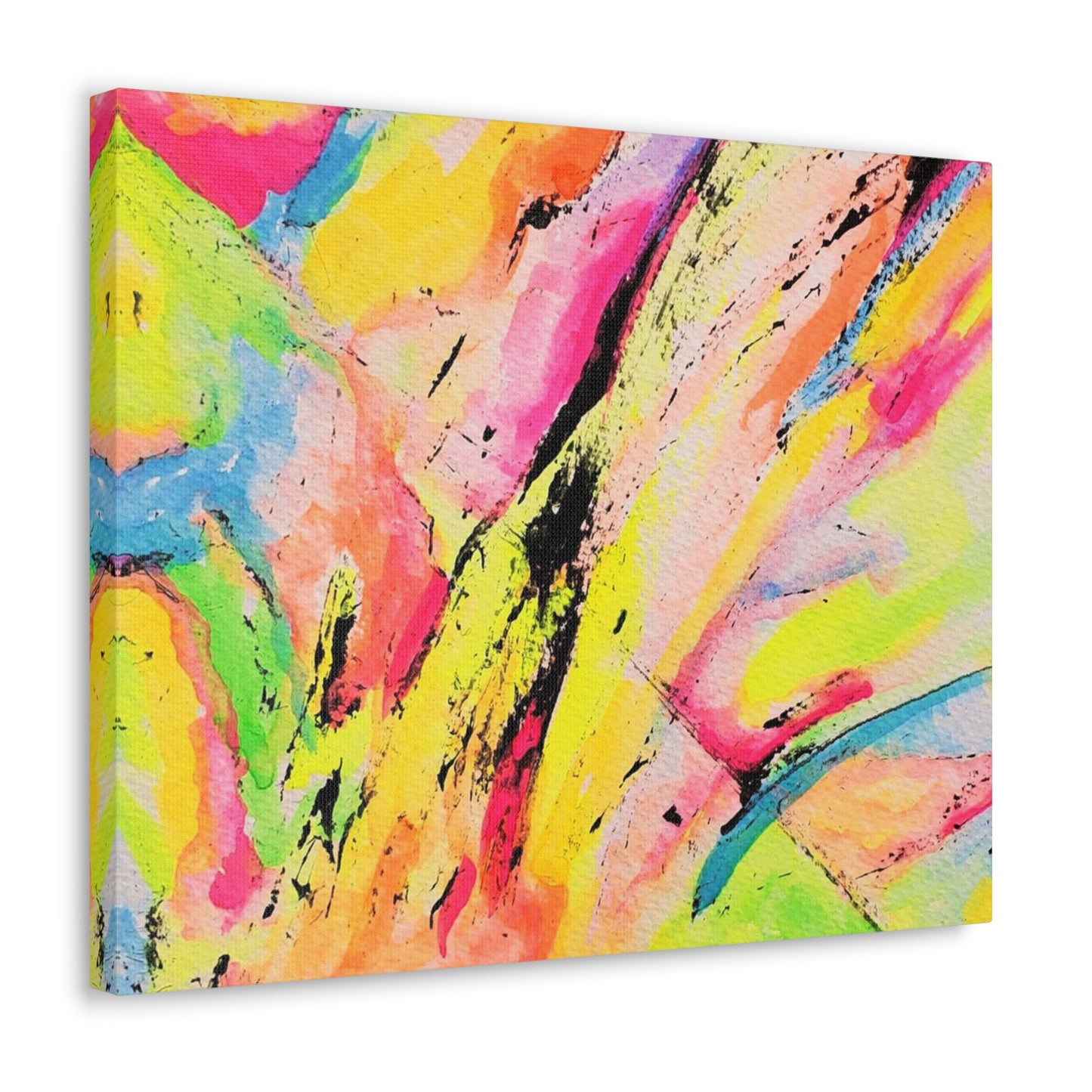 Neon Fire Canvas Gallery Wraps