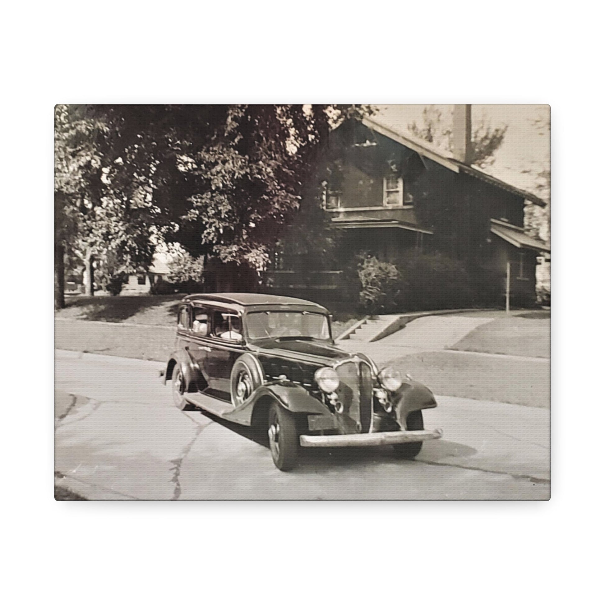 Classic Car Stretched Canvas