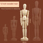 Jointed Doll Drawing Sketch Mannequin Movable Limbs Wooden Hand Body