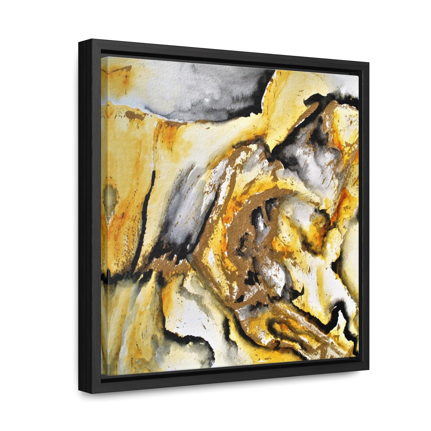 Tiger Stripe Gallery Canvas Wraps, Square Frame