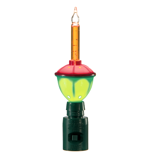 Red and Green Christmas Bubble Night Light - - night light
