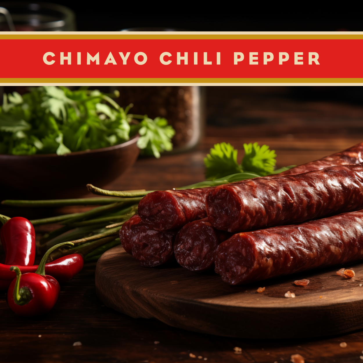 Wisconsin Beef Stick Chimayo Chili Pepper- Artas'n Meats- {{Product type}}