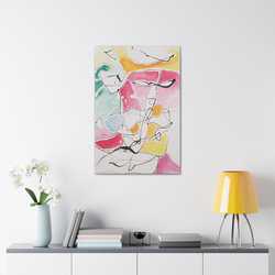 Abstract Face Canvas Gallery Wraps - Kia Day Design