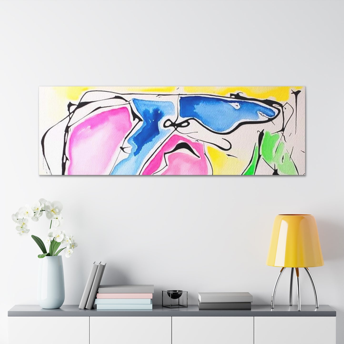 Pink Elephant Canvas Gallery Wraps