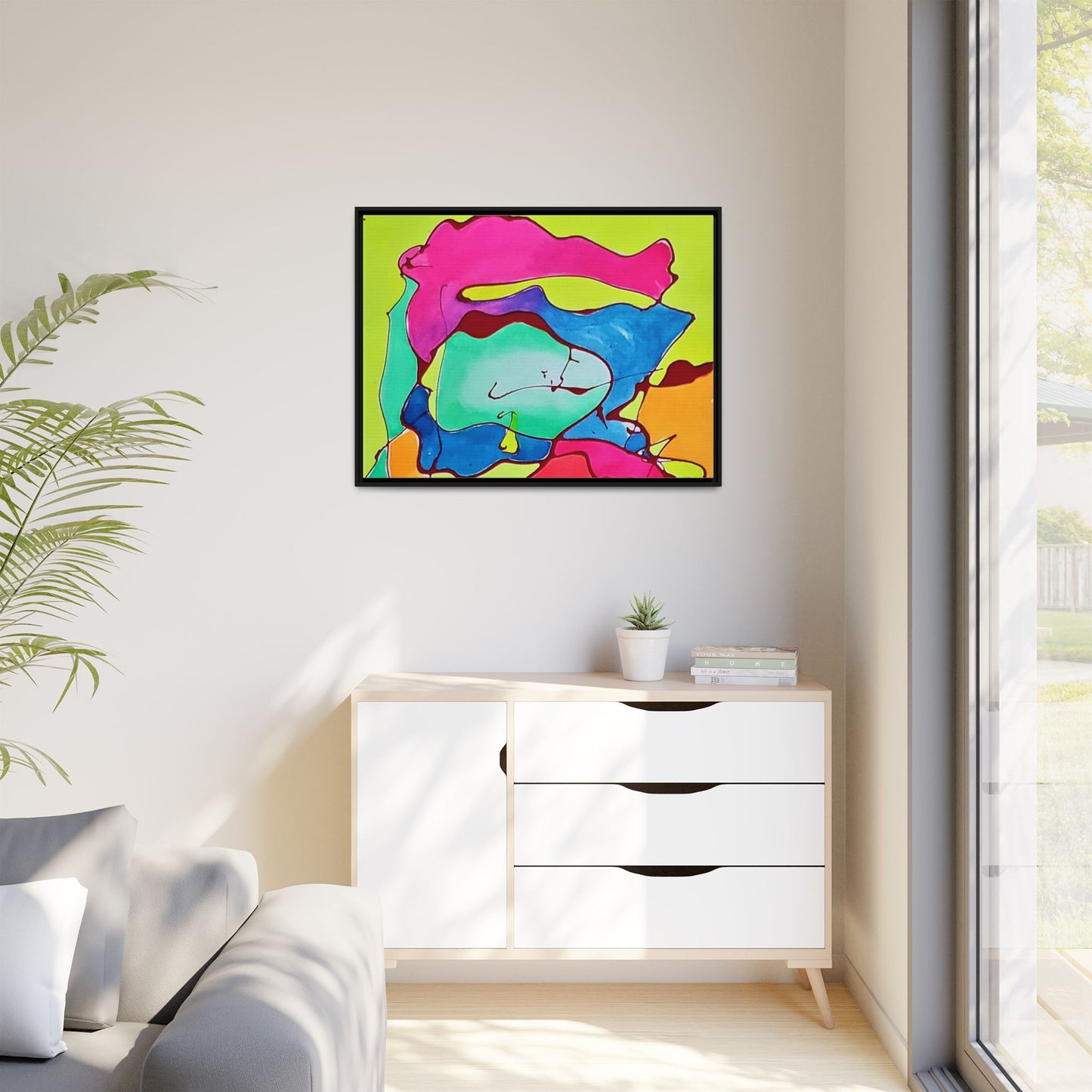 Kool Kid Matte Canvas Framed - Kia Day Design