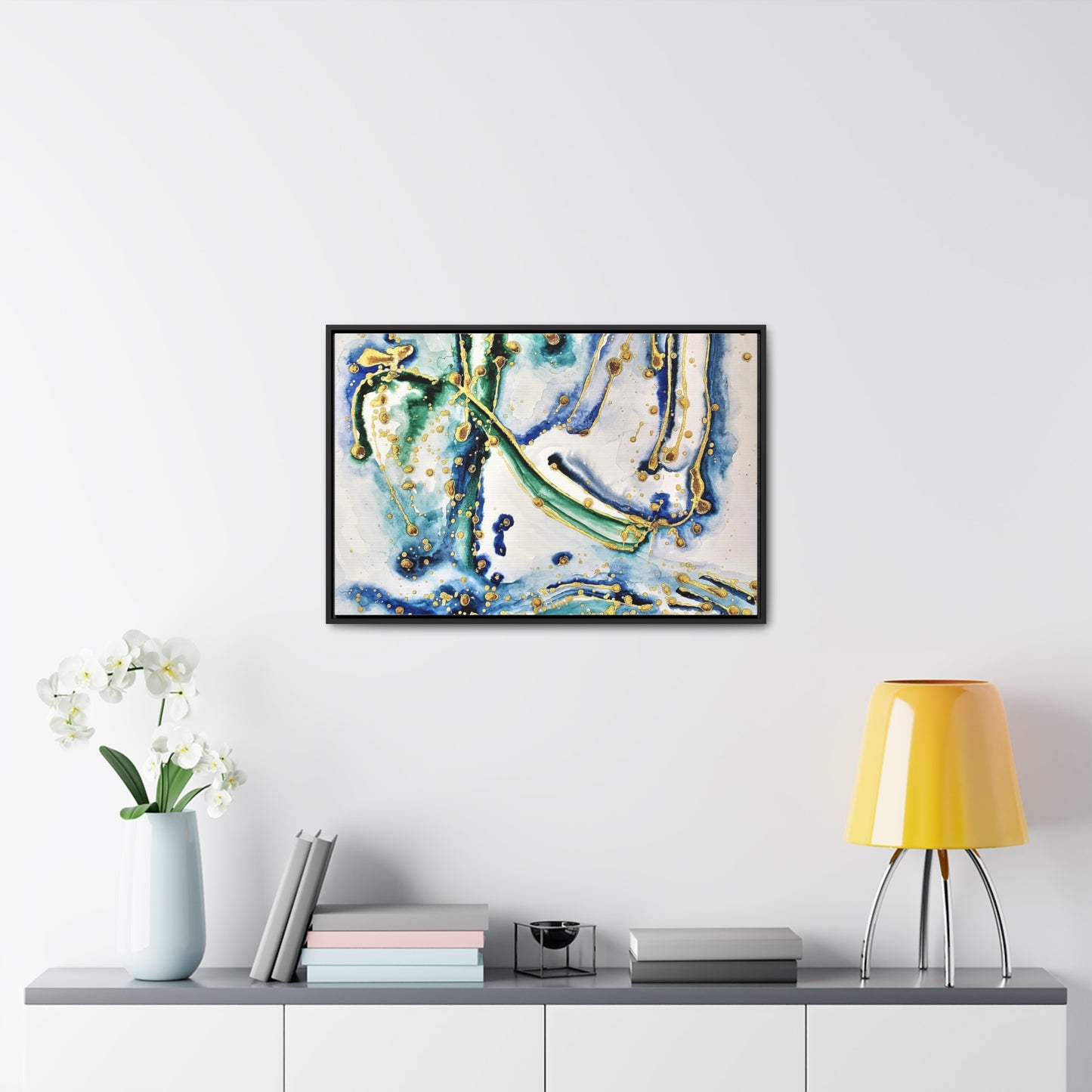 Blue Willow Gallery Canvas Wraps, Horizontal Frame