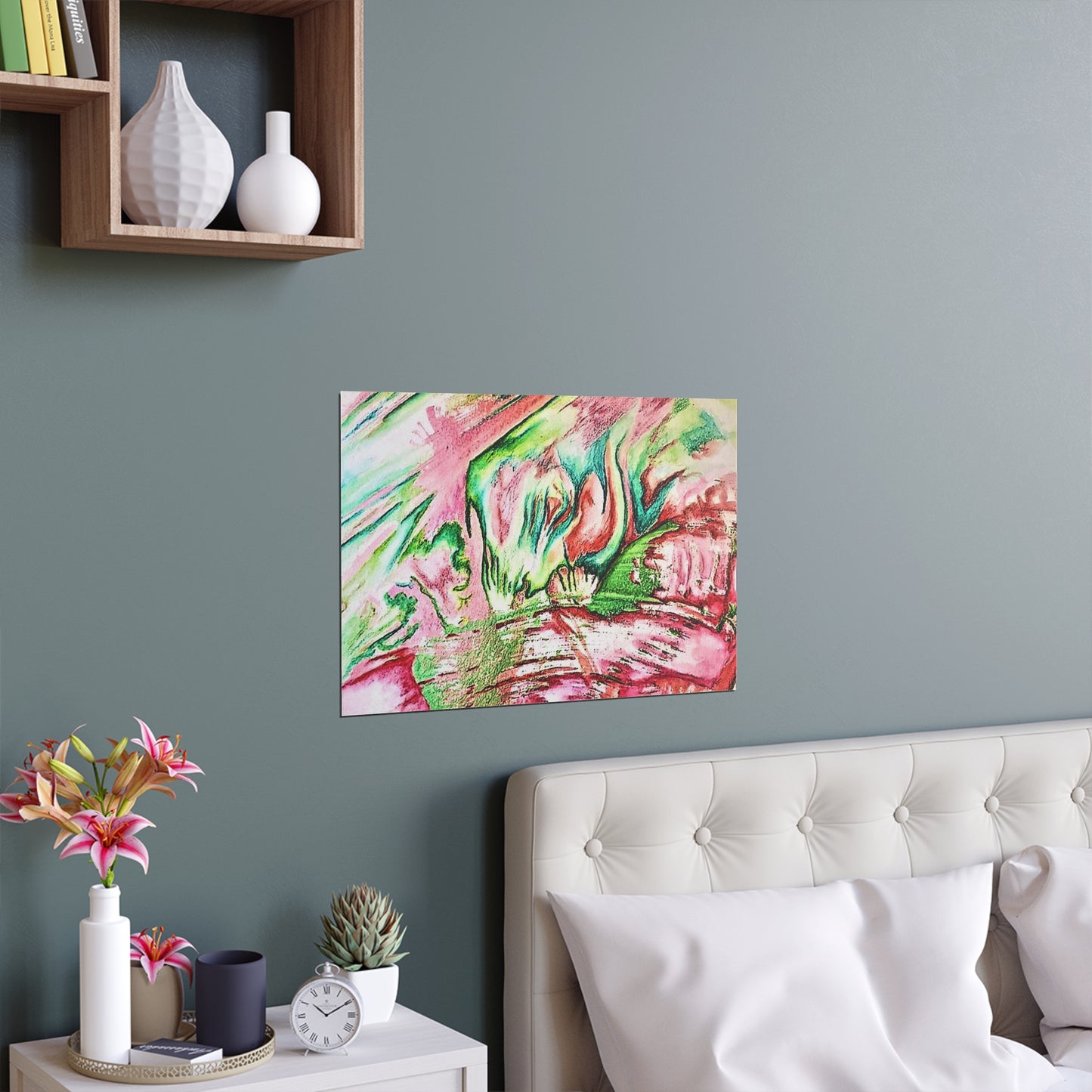 Pink Forest Silk Posters