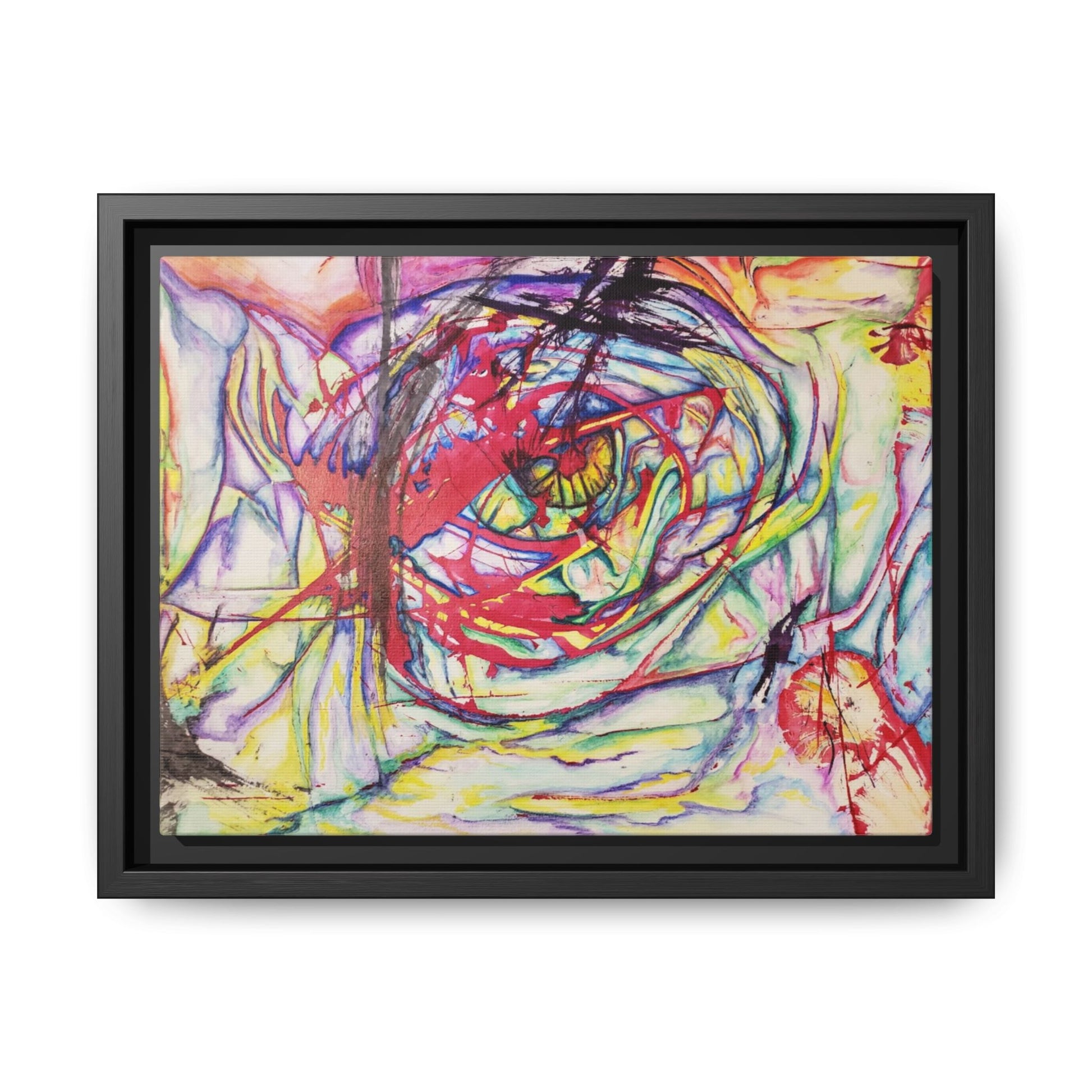 The Eye Framed Art Print - Kia Day Design