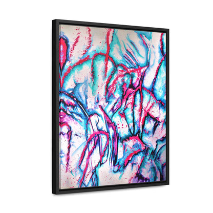 Pink Jellyfish Gallery Canvas Wraps, Vertical Frame