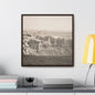The Pinnacles Gallery Canvas Wraps Square Frame 20″ x 20″ Premium Gallery Wraps (1.25″) Walnut