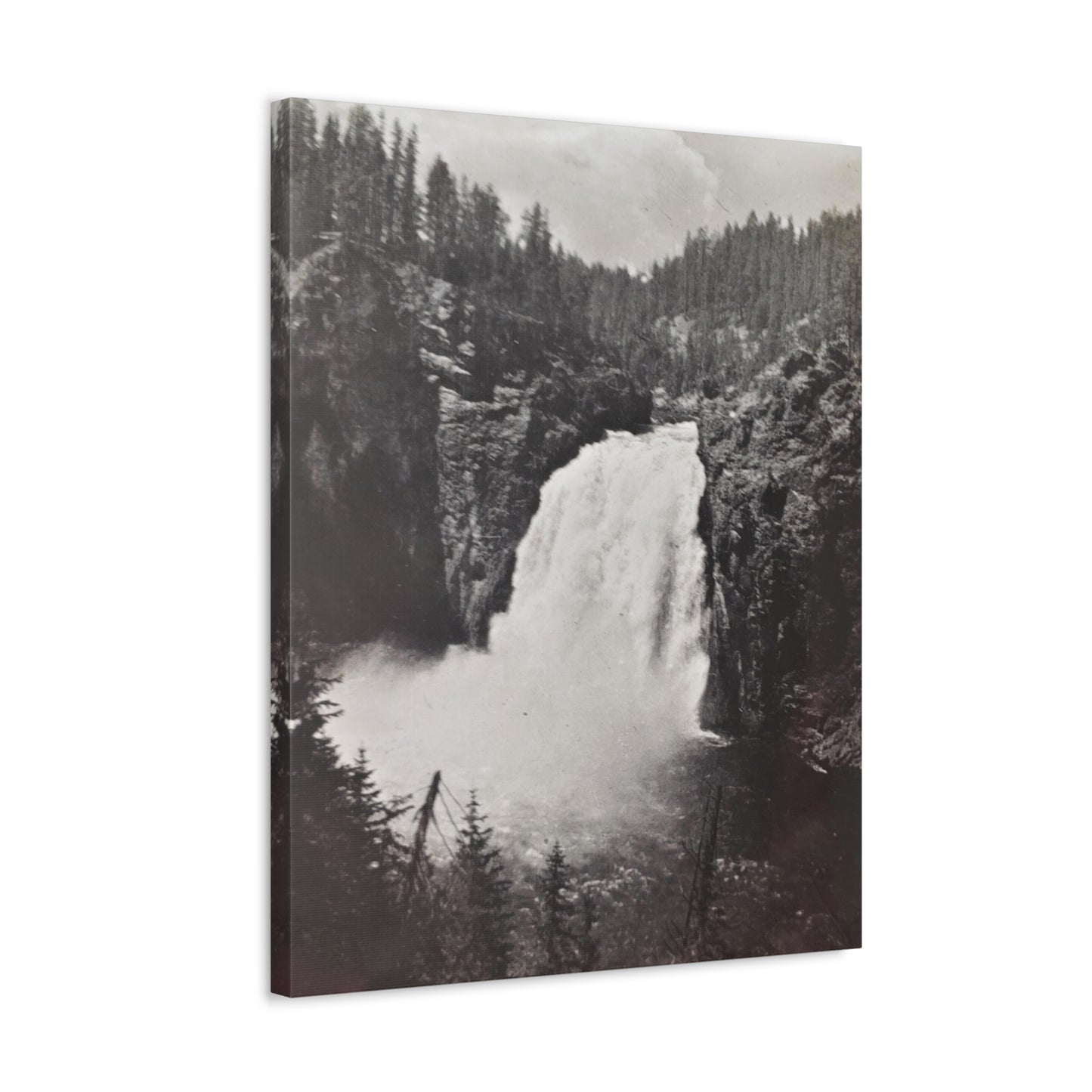 Upper Falls Yellowstone Stretched Canvas