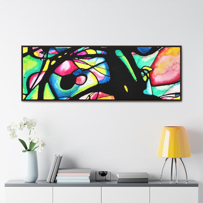 Peacock Gallery Canvas Wraps, Horizontal Frame